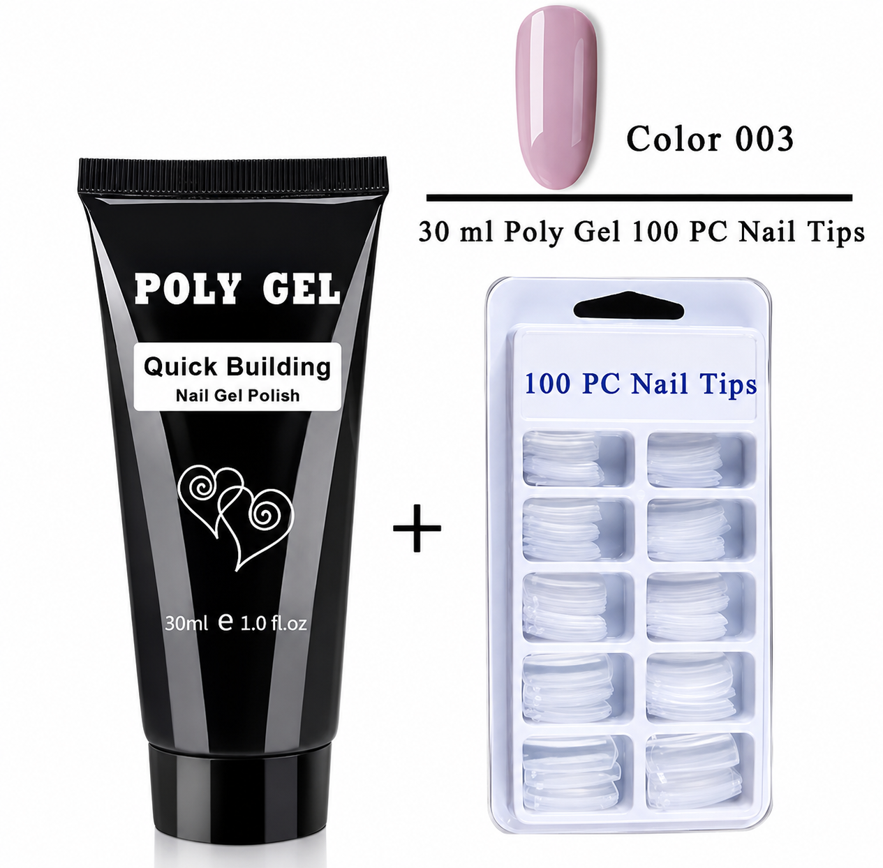 Poly Gel Nail Extension Kit